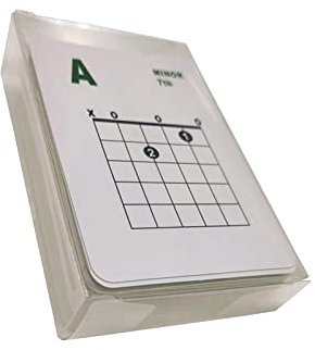 Gitarren-Akkorde Karten, Gitarrenlehrskalenkarten, A bis G Referenzkarten für Anfänger lehren und lernen