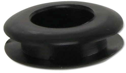 KSS Kabeldurchführungstülle PVC weich, schwarz, Plattenstärke 3,4, LochØ 10,5, geschlossen, 1 Stück