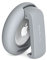 Belkin Apple AirTag Hülle mit Clip, Secure Holder Schutzhülle mit Schlüsselanhänger, Schlüsselring, Zubehör mit Kratzschutz – Hellgrau