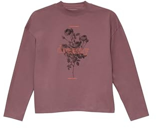 s.Oliver Junior T-Shirt Langarm für Mädchen, Kind, Rundhals-Longsleeve ohne Verschluss, 152, Baumwolle, Langarm, Crew-Ausschnitt, Pull-On, 1 Count, Frontprint, Mädchen, 4751, 152