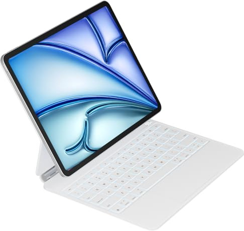 Emoonland Keyboard Case for iPad Air 13 inch (M4 2026, M3 2025, M2 2024) and iPad Pro 12.9 inch 6th/5th/4th/3rd Gen, Magic Keyboard iPad Pro 12.9 Magnetic Case with Multi-Touch Trackpad