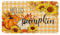 Vehcimbev Fall Door Mat Hello Pumpkin Mat 30 X 17 Inch Buffalo Plaid Doormat Indoor Outdoor Entrance Floor Mat Non Slip Autumn Decor Rubber Welcome Mats