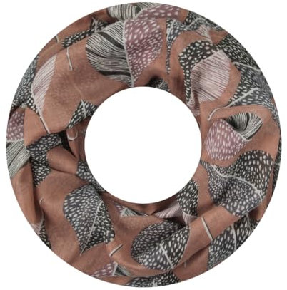 Majea Damen Loop Schal Schlauchschal Halstuch (880023) (rosa 12)