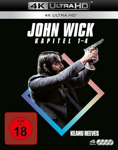 John Wick - Kapitel 1-4 (4 4K Ultra HDs)