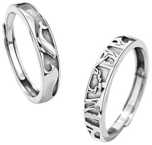 Caiduoduo Wal Hirsch Paar Ring Mode Frau Ring