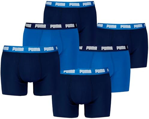 PUMA Herren Boxershorts Everyday Promo im 6erPack (XL, 004-Blue Combo)