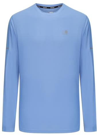 Karrimor Mens Long Sleeve Run T-Shirt Bold Blue L