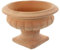 FRANK FLECHTWAREN Pflanzschale Ciotola mit Fuß, Terracotta, schwere Qualität, Wasserablauf Maße: Ø 32 x 23 cm