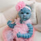 ROSHUAN Realistische Reborn Avatar Puppen Mädchen 18 Zoll 48 cm Neugeborenes Anatomisch Korrektes Baby Mädchen Avatar Vollsilikon Vinyl Real Life Reborn Baby Puppen Soft Body Weighted Toy Bettie
