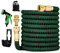Expandable Garden Hose Pipe, Upgraded 3-Layer Latex No-Kink Flexible Water Hose, 3/4&1/2 Metal Connectors, With10 Function Spray Nozzle for Gardening and Cleaning (50FT)