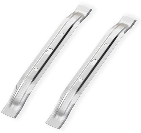 WPPQWP 2 STK Edelstahl Messerklingen(20cm), kompatibel mit Stihl Mähroboter iMOW RMI 422 422P 422PC RMI422 P C | Silber, 420 Edelstahl (200mm)