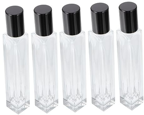 VALICLUD 5Pièces Bouteilles à Verre De Flacons Rechargeables Pour Massage Design Compact Pour Voyage