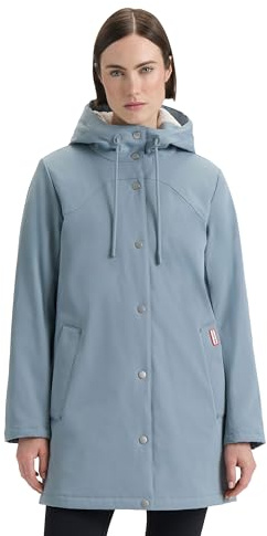 Billie Poly Hooded Raincoat,Blizzard Blue,XL