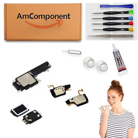 AmComponent - BUZZER di ricambio per IPHONE 11 PRO MAX ALTOPARLANTE SPEAKER AUDIO VIVAVOCE SUONERIA | Componente di ricambio con audio elevato e lunga durata con il dispositivo