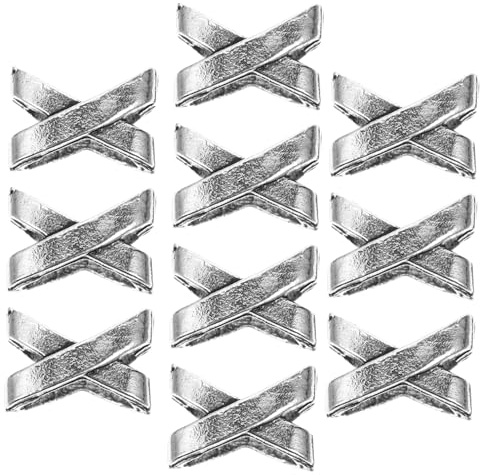 Bartperlen im Wikingerstil 10 Stück aus Metall für Selbstgemacht | Silberfarben, für Haar und Bartflechten, Geeignet für Hochzeiten und Tänze