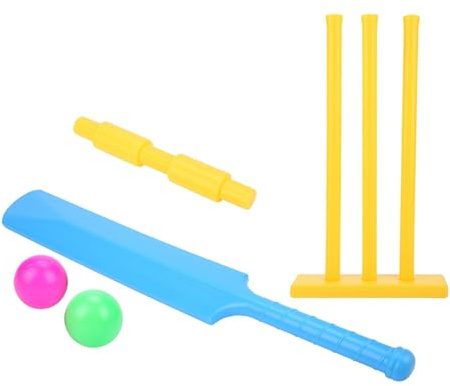 Ausla Cricket-Set, Leichtes ABS-Material, Komplettes Cricket-Spiel für mit Schläger und Brett, Perfekt für Outdoor-Spaß Im Hinterhof