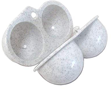 Eierträger 2-fach, granit-weiß - Sonja-PLASTIC - Made in Germany