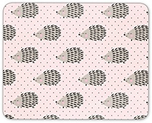 Destination Vinyl Ltd Cute Pink Hedgehog Mouse Mat Pad - Mum Sister Kids Fun Gift PC Computer #8450