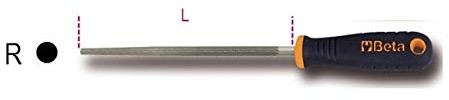 Beta 1719BMX6/R - Lime tonde a taglio dolce, con impugnatura
