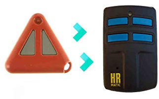 Mando de Garaje Universal HR MULTI 2 compatible EMFA TE2 433 MHz