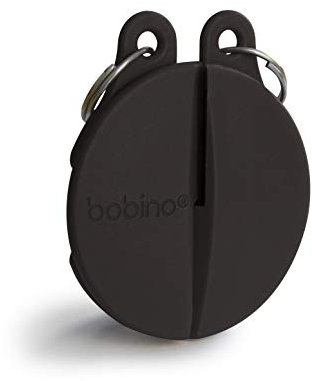 Bobino Zipper Clip Candado para Equipaje, 4 cm, 1 Liters, Negro (Charcoal)