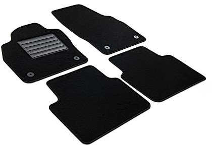 MDM SP-8678 Fußmatten Velours Autoteppich passend für Skoda Kamiq / Scala 2019>, black