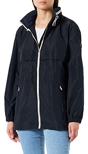 Tommy Hilfiger Coupe-Vent Femme Veste À Capuche, Bleu (Desert Sky), M