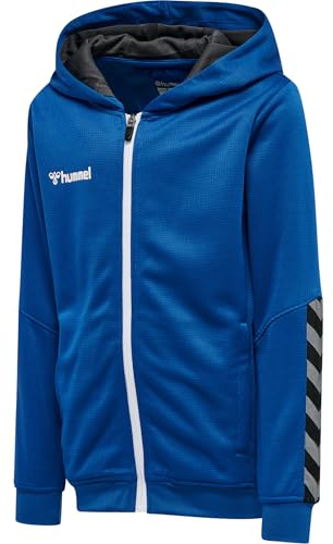 Hummel Jungen Hoodie Hmlauthentic Kids Poly Zip Hoodie, True Blue, 176, 204938-7045-176