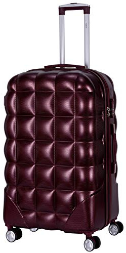 Flight Knight Bubble Koffer Air Berlin Ryanair easyJet Hartschalen-Koffer Trolley Rollkoffer Reisekoffer mit Schloss und 8 Rollen