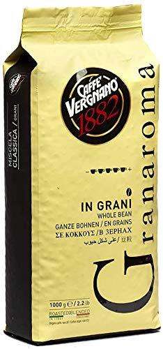 6 Kg Caffè Vergnano Granaroma Grani aroma Intenso e Cremoso. Coffee beans strong