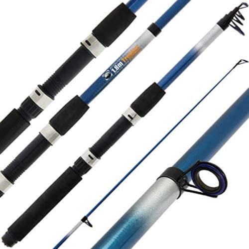 NGT Angling Pursuits Trekker Teleskop-Spinnrute aus Glasfaser, 1,8 m