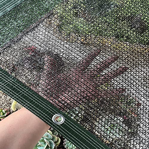 Schwarzes Schattiernetz,HDPE Gewebe Schattierungsnetz,40% Sonnenschutznetz,Schattennetz mit Seil,Leicht und Atmungsaktiv,für Garten,Terrasse,Gewächshaus,Pflanze,Anpassba (3x3m/9.8x9.8ft)