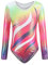 Sinoeem Gymnastikanzug Kinder Mädchen Langarm/Ärmellos Klassisch Turnanzug Ballettröckchen Trikotanzug Tanz Gymnastik Training Dancewear für Mädchen (Regenbogen-langarm, 7-8Jahre)