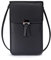 Narunii kleine Handy Umhängetasche Damen,Handy Umhängetasche Damen,Crossbody Handytasche Transparent für Touchscreen (Schwarz -Stil 2)