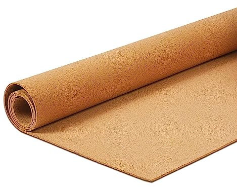 RINGGLO Rouleau De Panneau De Liège 297X210mm, Carreaux De Liège Décoratifs Carrés De Tableau D'affichage De Liège pour Le Mur De Ligne d'angle De Panneau De Maison De Plancher,297x210x3mm