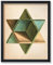 Poster Master Vintage Hexagramm Mandala Poster - Retro Geometrische Formen Druck - Star Art - Geschenk für Männer & Frauen - Minimale Wanddekoration für Wohnzimmer, Schlafzimmer, Büro oder Wohnheim -