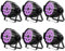 HOLDLAMP 6PCS 18 LED Par Scheinwerfer, 200W LED bühnenlicht 4 in 1 RGBW Bühnenbeleuchtung Scheinwerfer Par Strahler mit DMX 4/8CH für Party Disco Bar Familienfeiern Kirchen