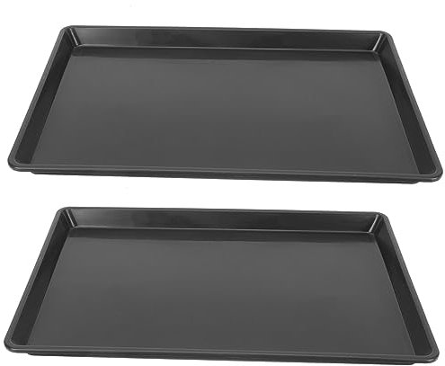 Angoily Bird Cage Tray Replacement Small Dog Crate Bottom Tray Sturdy Plastic Leakproof for Parakeet Cage