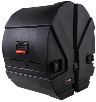 Gator Cases Grooves Roto Bass Drum Case 22''x14'', besonders strapazierfähig, langlebig, witterungsbeständig, schwarz (GPC2214BD)