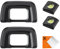 K&F Concept DK-24 Augenmuschel für Nikon D5000 D5100 D3000 D3100, 2 Stück Augenmuschel mit 2 Wasserwaage