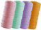 BEIGOLD® Premium Makramee Garn 3mm x 100m - Makramee Set Frühling (Minze,Flieder,Orange,Rose) - Baumwollmischgarn zum Knüpfen von Macrame - Rope Garn - Makramee Garn Set aus Baumwolle für Kunst DIY
