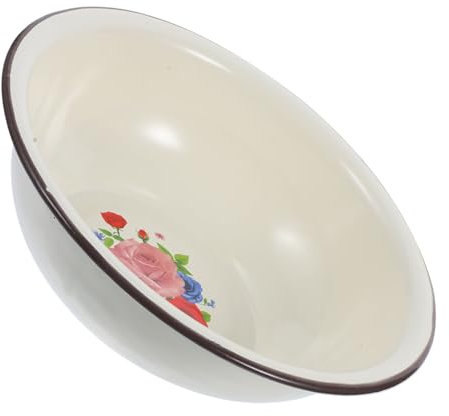 FUNOMOCYA Bassin Épais Cuisine Multifonction Antidérapant Et Sécurisé Pour Mélange Pâte Lavage Visage Et Usage Domestique (18cm Épais Motif Aléatoire)