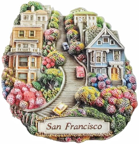 San Francisco America Kühlschrankmagnet Reise 3D Souvenir Kühlschrank Dekoration Magnet Aufkleber Handwerk