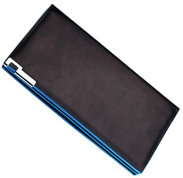 GAROZATION Leder Geldbörse Für Herren Schwarz Mit Halter Multifunktionale Herrenbrieftasche Praktische Herren-geldbörse Robuste Und Langlebige Textur Numerous Fächer Für Visitenkarten Bargeld