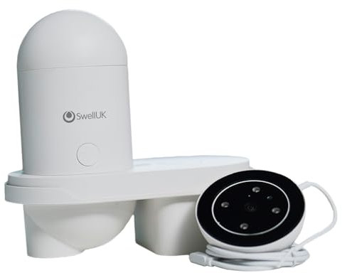 Swell UK Visual Automatic Aquarium Fish Feeder with App Control | 2K HD Camera WiFi Bluetooth