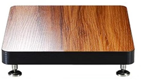 Easnuroz HiFi Rack AV Regal HiFi-Ständer Plattenspieler-Ständer Geräteschrank Für Verstärker/Turntable/Skybox/Drucker (Wood Color, 23 x 29cm)