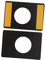 Plaque de Réparation de Porte en Acier Inoxydable Antirouille Securité Compatible Portes en et 2 Pièces Solide