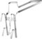 M.J COMFY-LIFE V-Shaped Ladder Stand-Off | Universal Aluminum Ladder Stabilizer | Anti-Slip Ladder Bracket with Rubber Bumper | Enhances Safety & Stability for Gutter, Window & Wall Work
