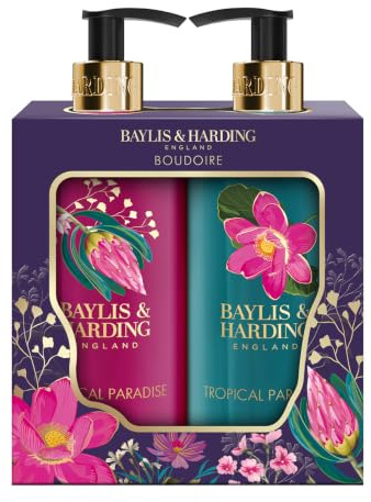 Baylis & Harding Boudoire Luxury Hand Care Gift Set 1 Pack | Tropical Paradise, Vegan Friendly