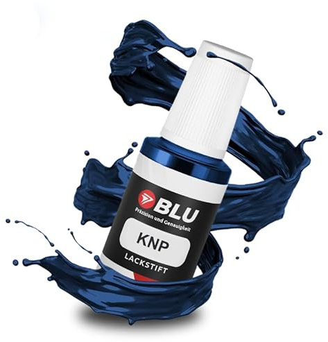 BLU Auto Lackstift Blau kompatibel für Peugeot, Citroen KNP Blau Imperial | Auto Lack Reparatur Ausbesserungslack
